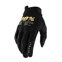 100% iTRACK Motocross Gloves Black